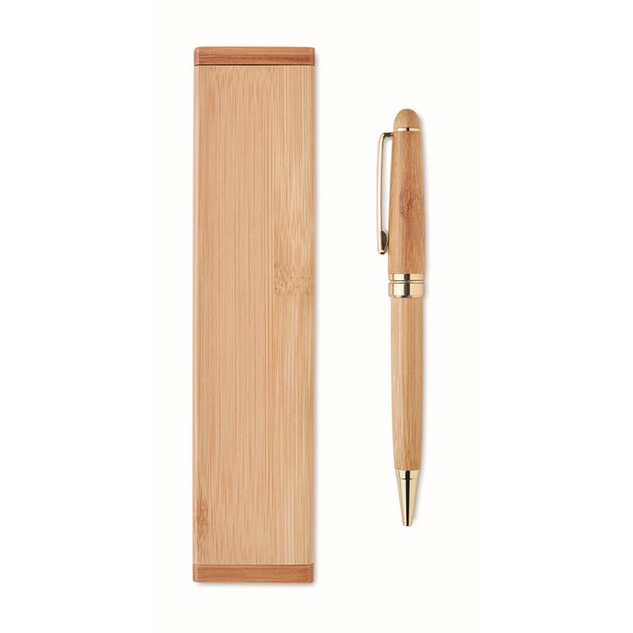 Bambus Drehkugelschreiber