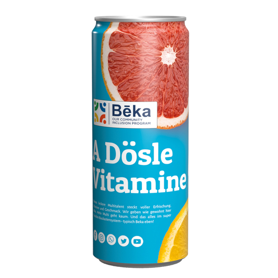 Getränkedose 250 ml Isodrink Light, Sleeve-Folie weiß
