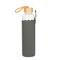 Glasflasche mit Hülle "Bamboo" 0,75 l