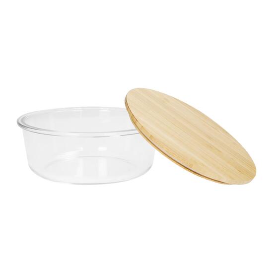 Glasbox "Balance", rund 19x7,5 cm