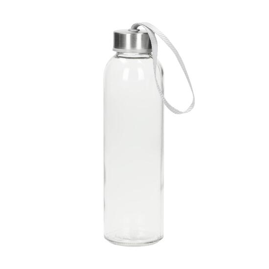 Glasflasche mit Hülle "Pure", 0,5l