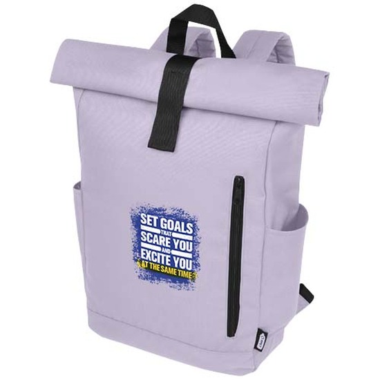 Byron 15,6" GRS RPET Roll-Top Rucksack 18 L