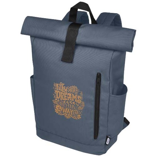 Byron 15,6" GRS RPET Roll-Top Rucksack 18 L