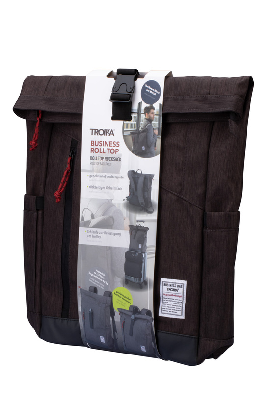 TROIKA Roll Top Rucksack BUSINESS ROLL TOP