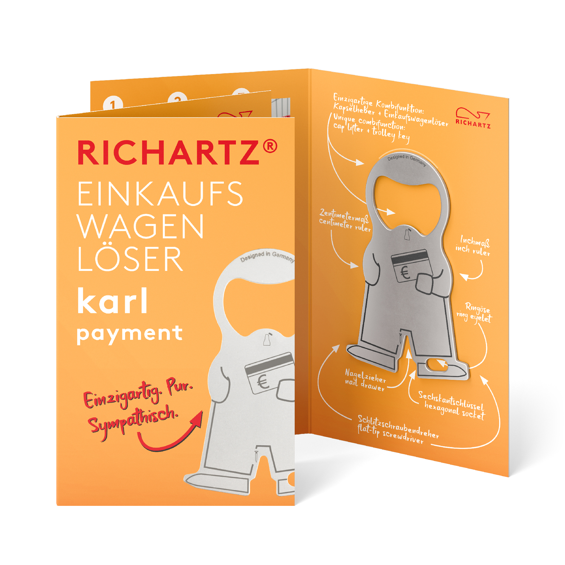 RICHARTZ® EINKAUFSWAGENLÖSER karl payment
