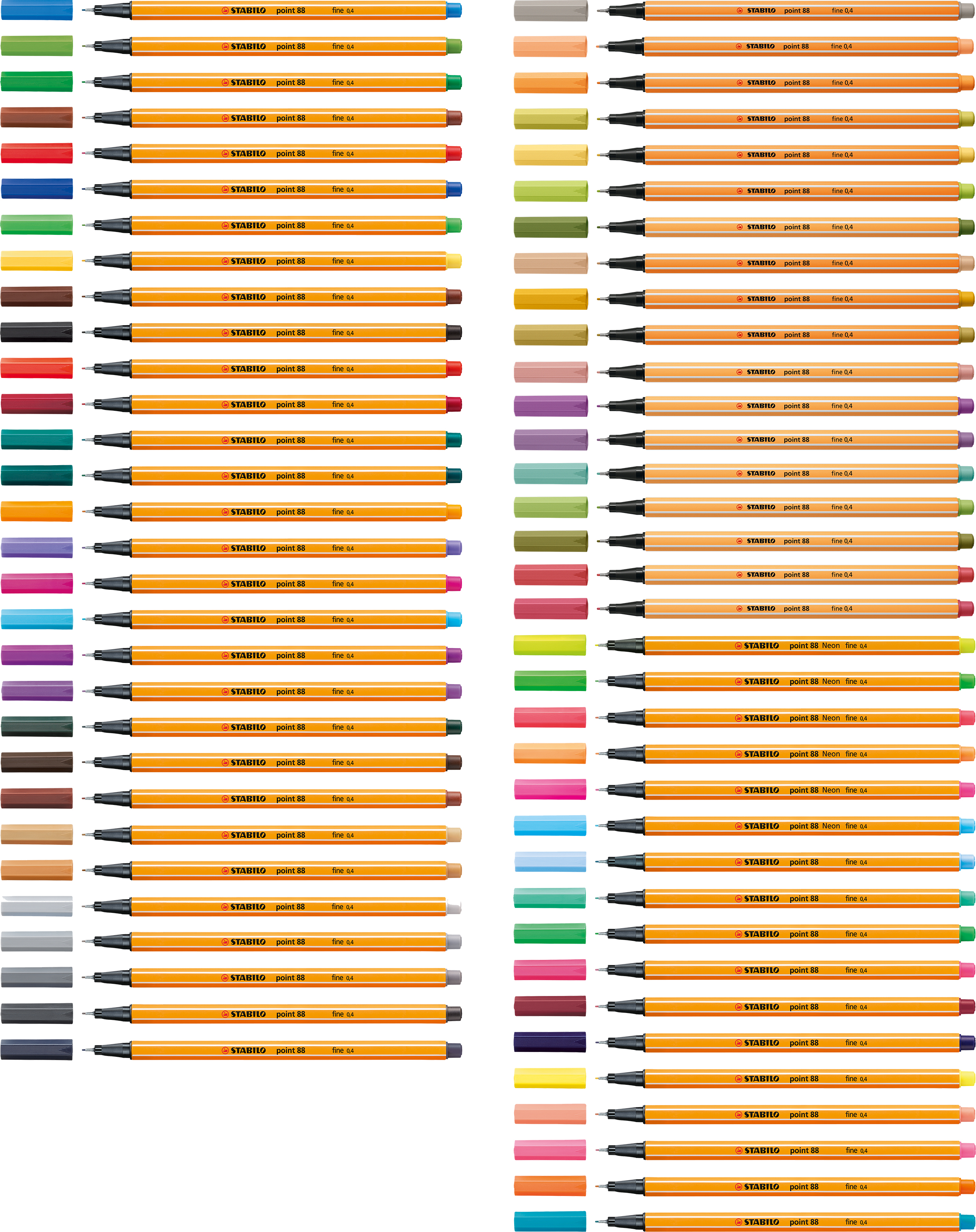 STABILO point 88 6er-Set Fineliner