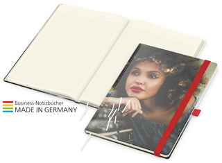 Match-Book Creme Bestseller A4 Cover-Star matt-individuell, rot