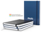 Notizbuch Easy-Book Comfort Bestseller Large, dunkelblau inkl. Silberprägung