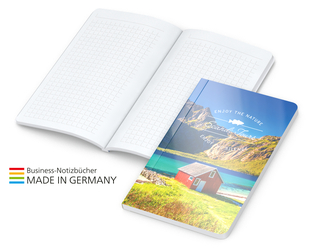 Notizbuch Copy-Book White bestseller Pocket, gloss-individuell