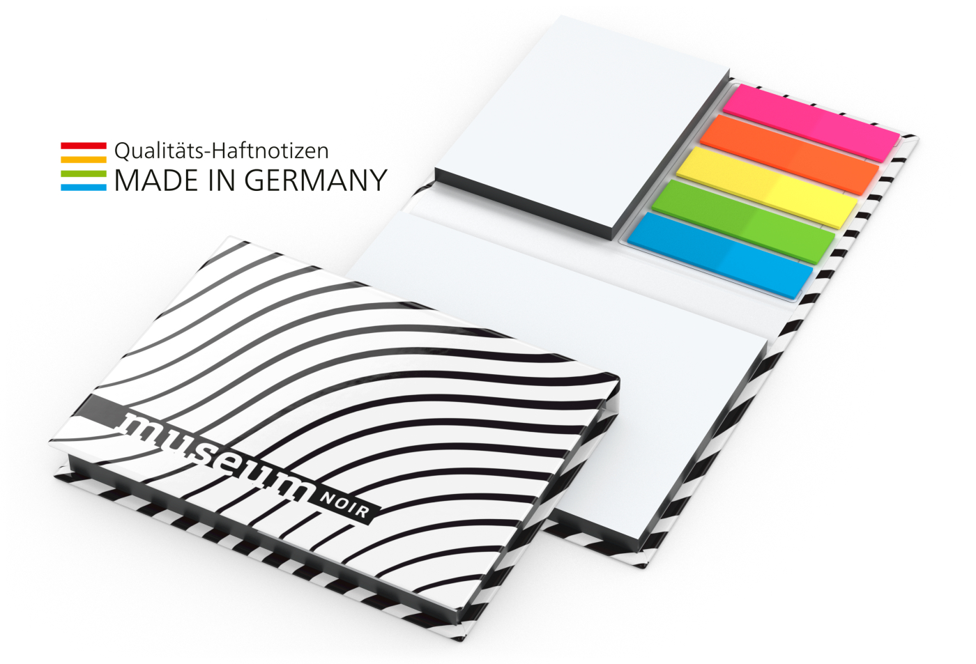 Budapest White Bestseller Bookcover matt-individuell, Farbschnitt schwarz