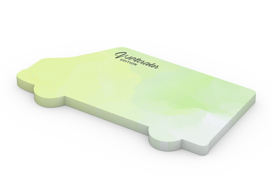 Haftnotiz Form 100 × 72, 50 Blatt