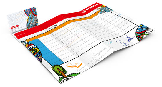 Faltplan Concept-Card Small, 40, gloss-individuell, Offsetdruck