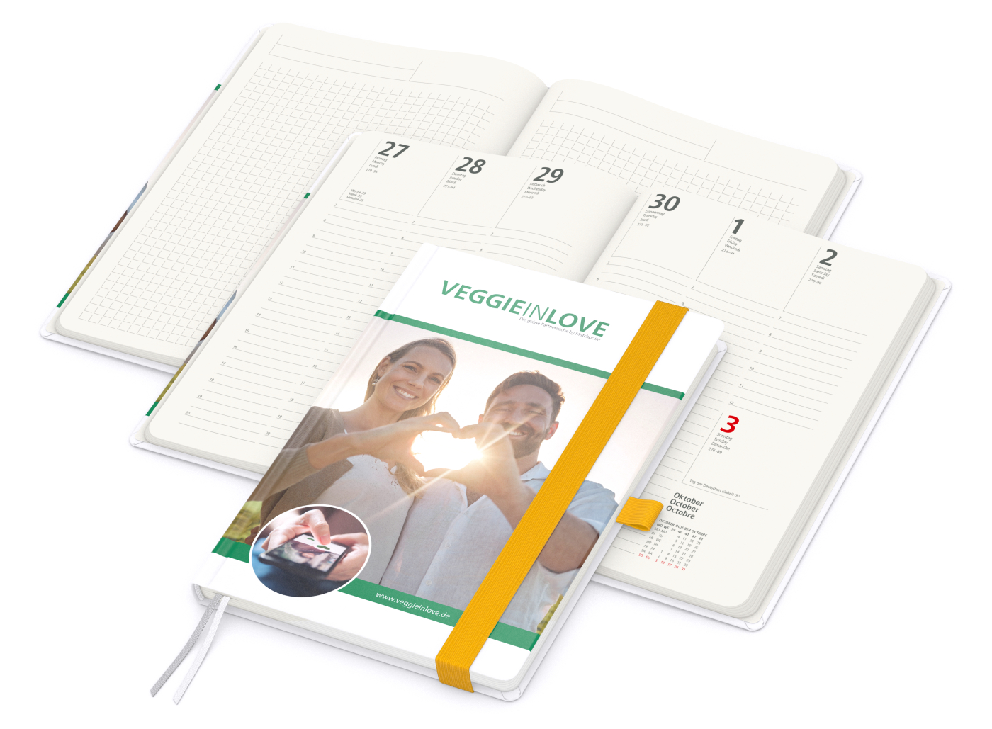 Wochenplaner Match-Hybrid A5 Natura Recycling