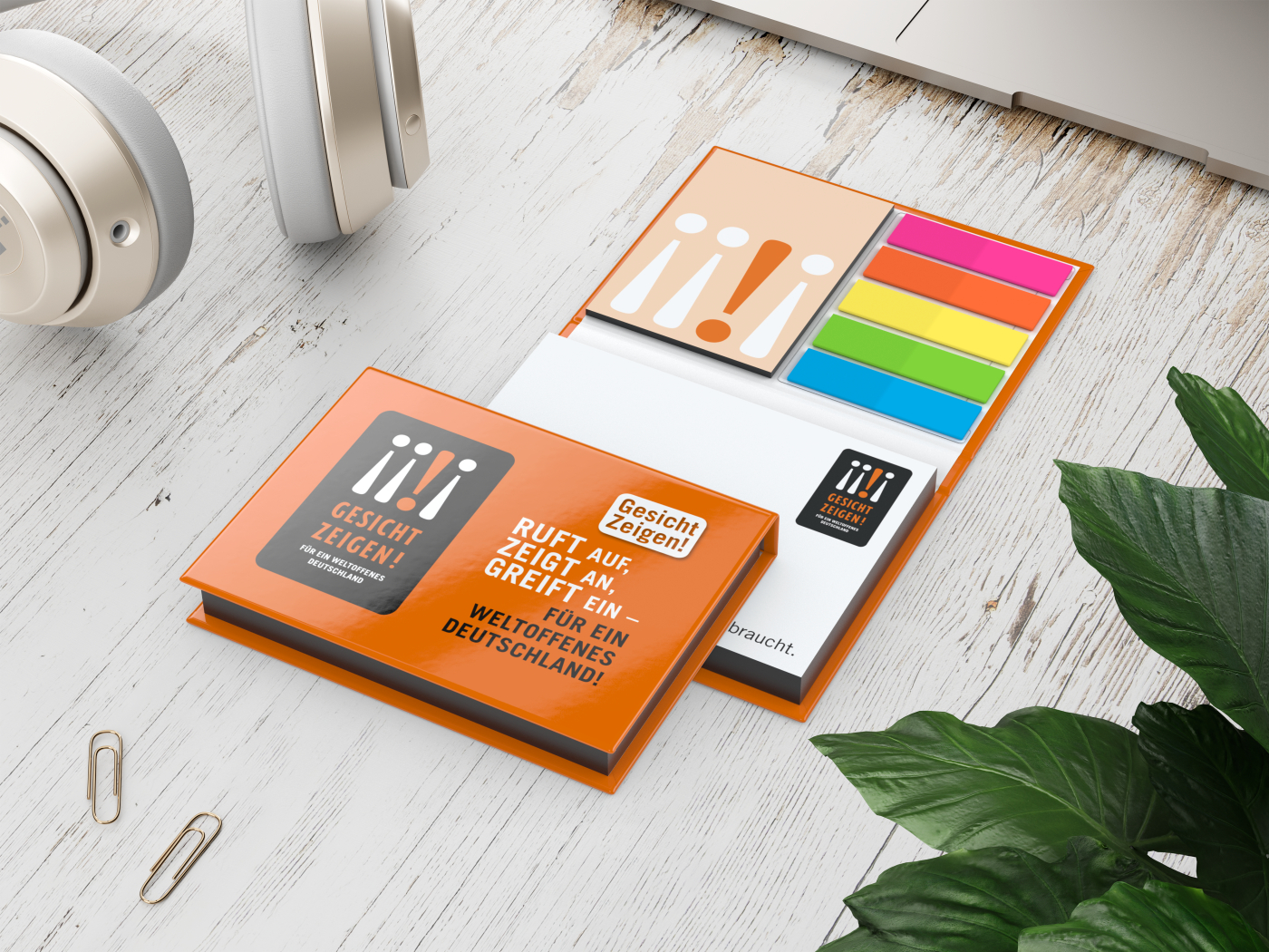 Haftnotiz-Set Prag Bookcover Individuell, 100/25 Blatt