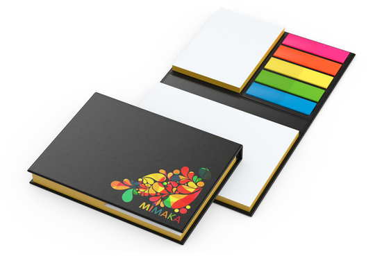 Haftnotiz-Set London Bookcover White Bestseller, 50/50 Blatt, Farbschnitt