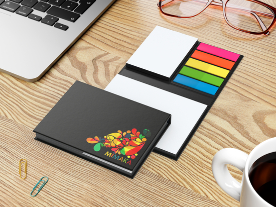 Haftnotiz-Set London Bookcover White Bestseller, 50/50 Blatt, Farbschnitt