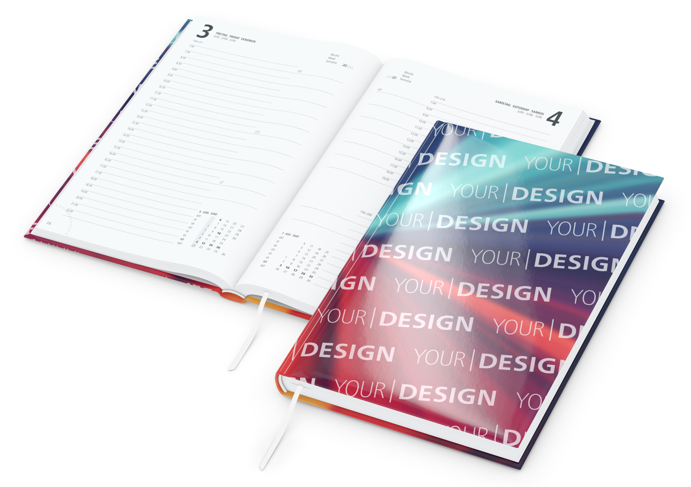 Buchkalender Advance Bestseller inkl. 4C-Druck, gloss-individuell