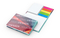 Haftnotiz-Set Brüssel Bookcover White Bestseller, gloss-individuell