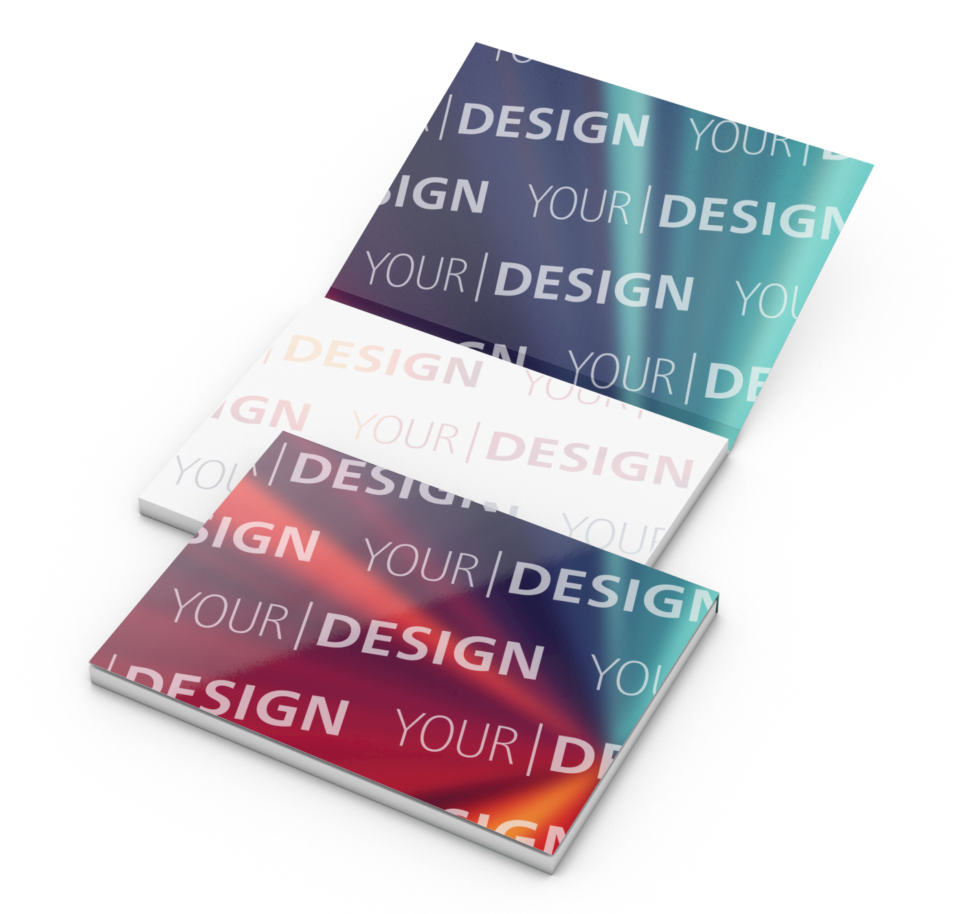 Haftnotiz Cover Karton Individuell 100 × 72 Bestseller, gloss-individuell