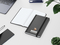 Notizbuch Easy-Book Comfort Bestseller, Pocket, schwarz inkl. Siebdruck-Digital