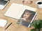Notizbuch Match-Book Creme Bestseller, A4, Cover-Star, matt-individuell, weiß