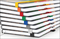 Notizbuch Match-Book White Bestseller, A5, Cover-Star, gloss-individuell, silbergrau