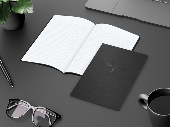 Notizbuch Tablet-Book Slim Bestseller, A5, schwarz