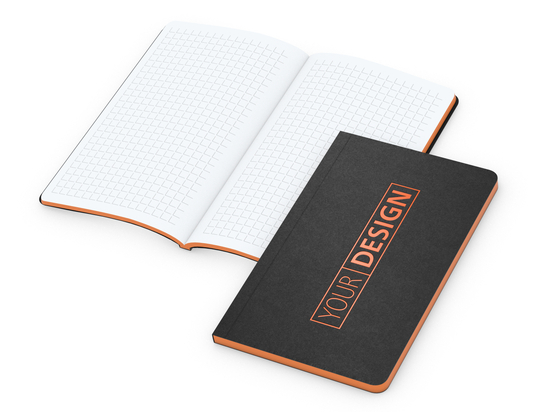 Notizbuch Tablet-Book Slim Bestseller, Pocket, orange