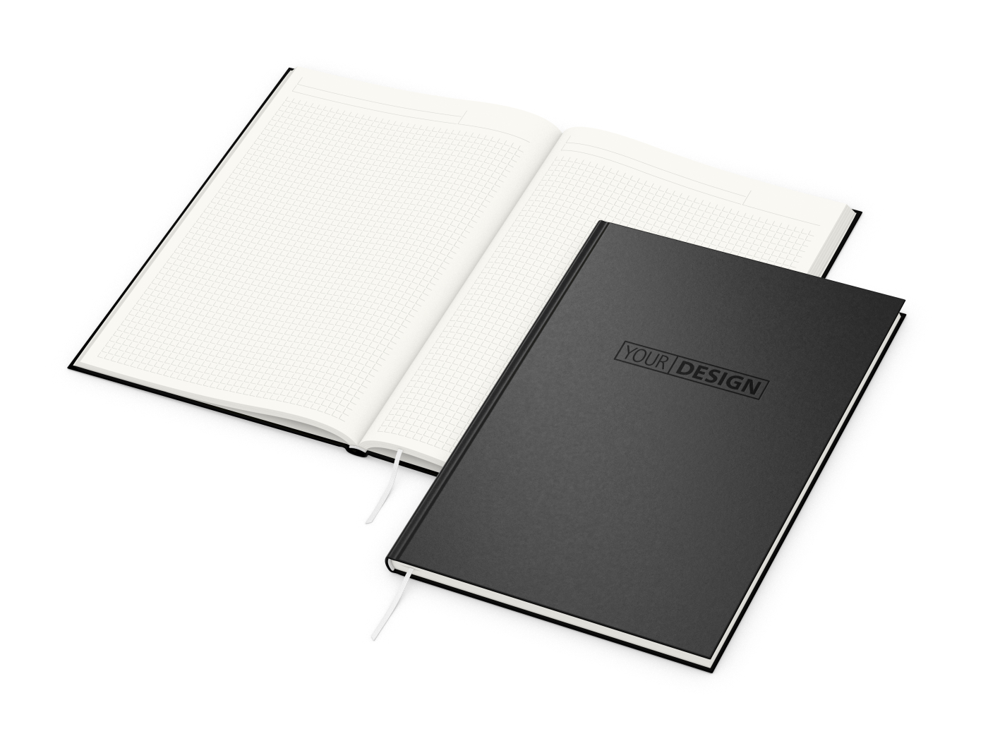 Notizbuch Note-Book Recycling inkl. Prägung, A4