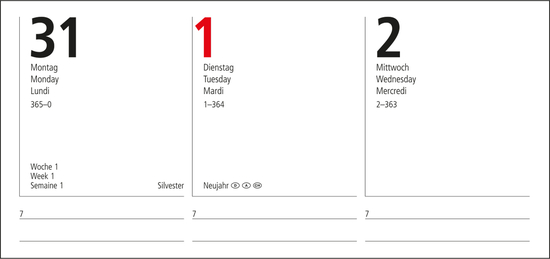Wochenkalender Prestige-Flexx Recycling