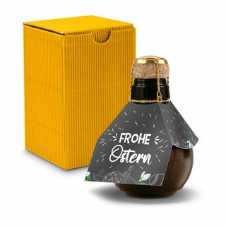 Origineller Sekt Frohe Ostern - Karton Gelb, 125 ml 2K1358r1