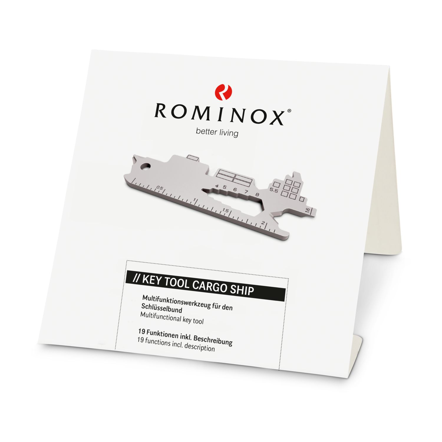 ROMINOX® Key Tool Cargo Ship (19 Funktionen) Danke 2K2103f