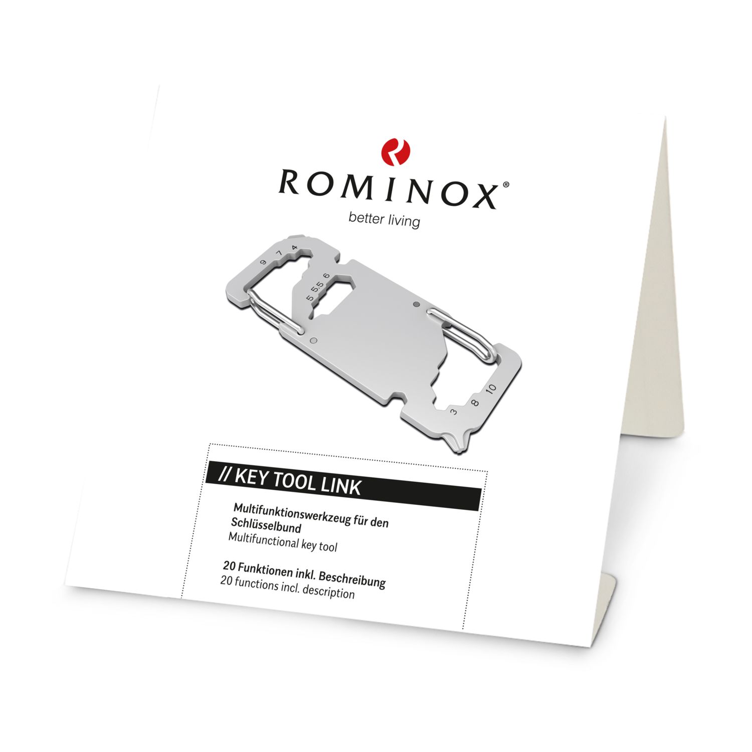 ROMINOX® Key Tool Link (20 Funktionen) Große Helden (Einzelhandel) 2K2105j