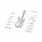 ROMINOX® Key Tool Guitar (19 Funktionen) Deutschland Fan Jubelverstärker 2K2107k