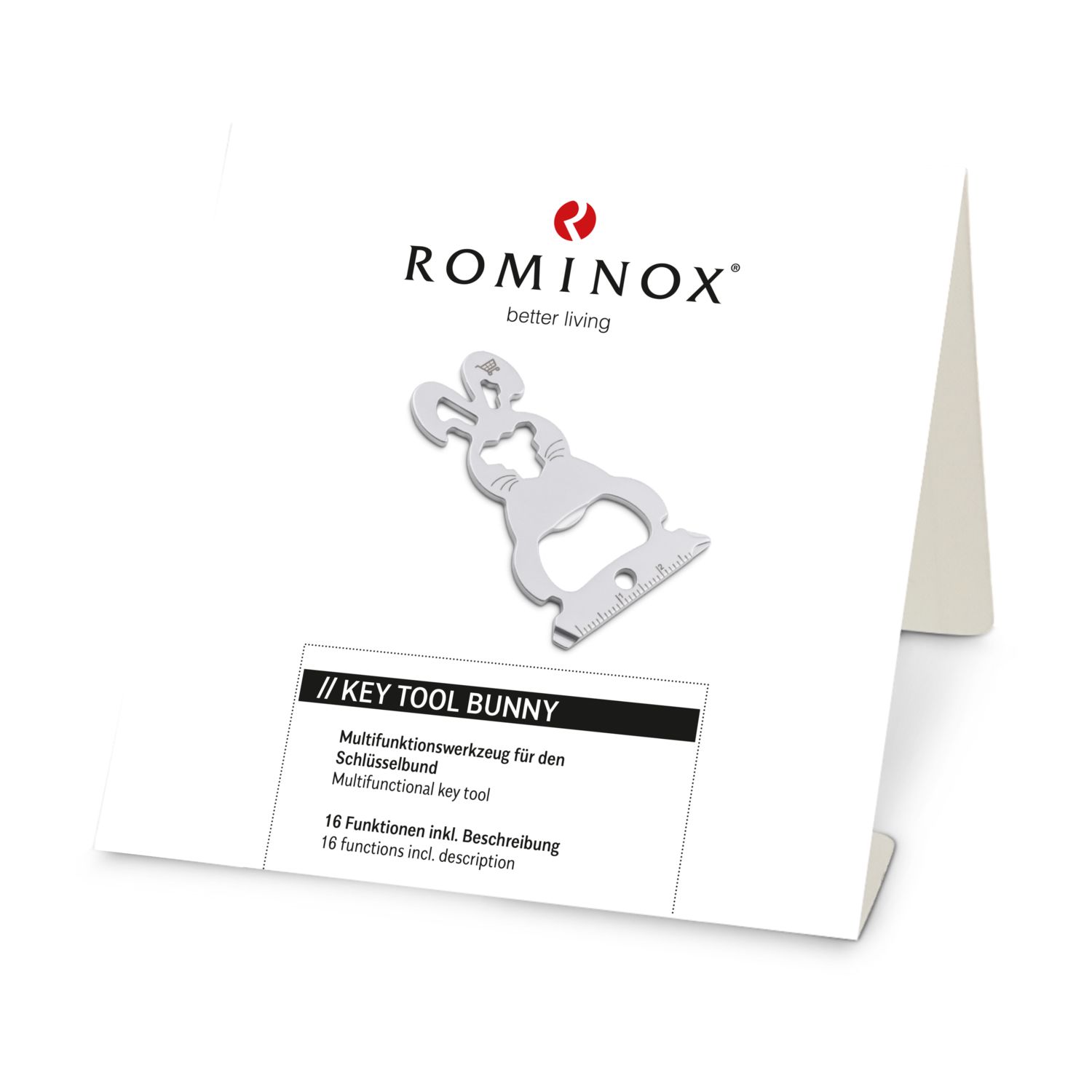 ROMINOX® Key Tool Bunny (16 Funktionen) Frohe Ostern 2K2110o