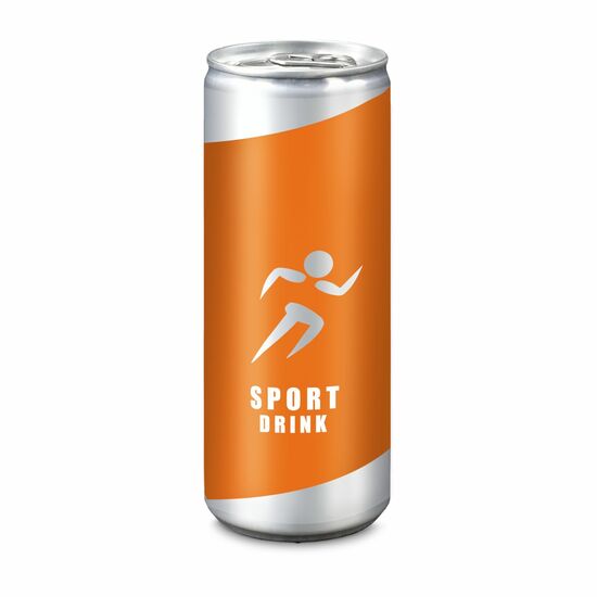 Iso Sport Drink zur Fußball EM, light - Grapefruit-Zitrone - Folien-Etikett, 250 ml 2P010Cf