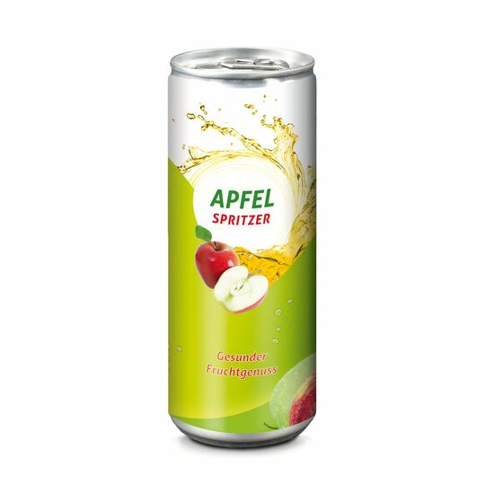 Promo Fresh - Apfelschorle zur Fußball Europameisterschaft 2024 - Folien-Etikett, 250 ml 2P028Cf