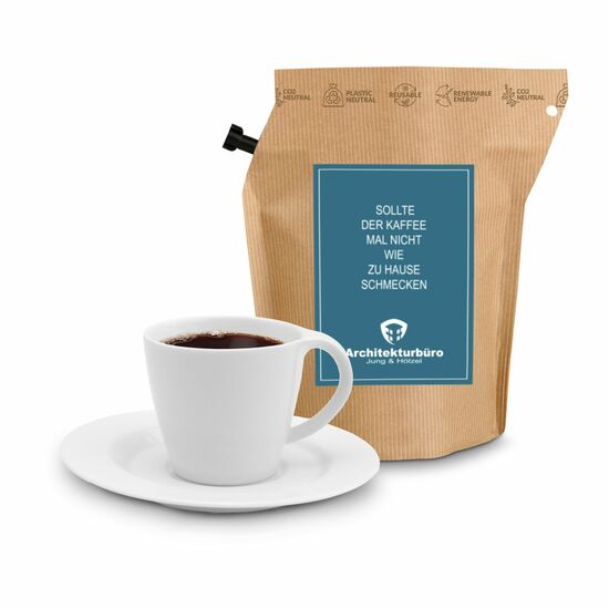 Werbe-Kaffee Honduras, wiederverwendbarer Brühbeutel 2P071