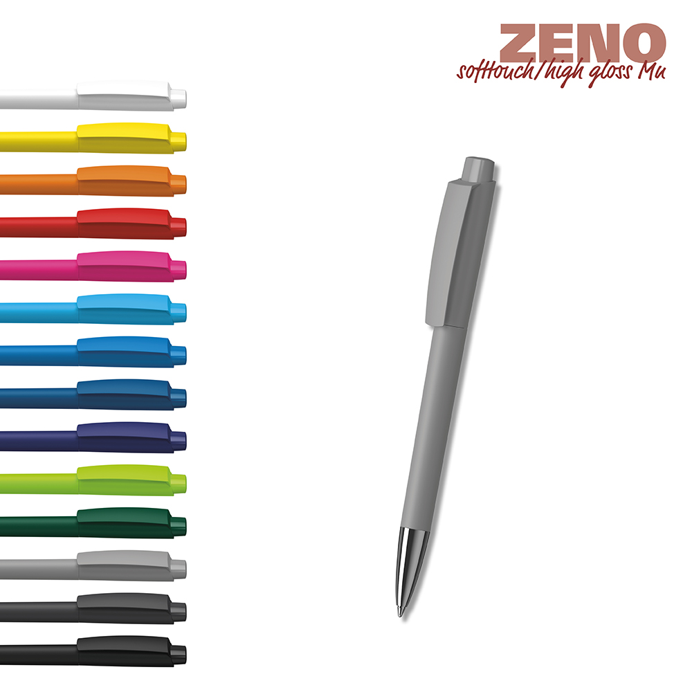 Klio-Eterna - Zeno softtouch/high gloss Mn - Druckkugelschreiber