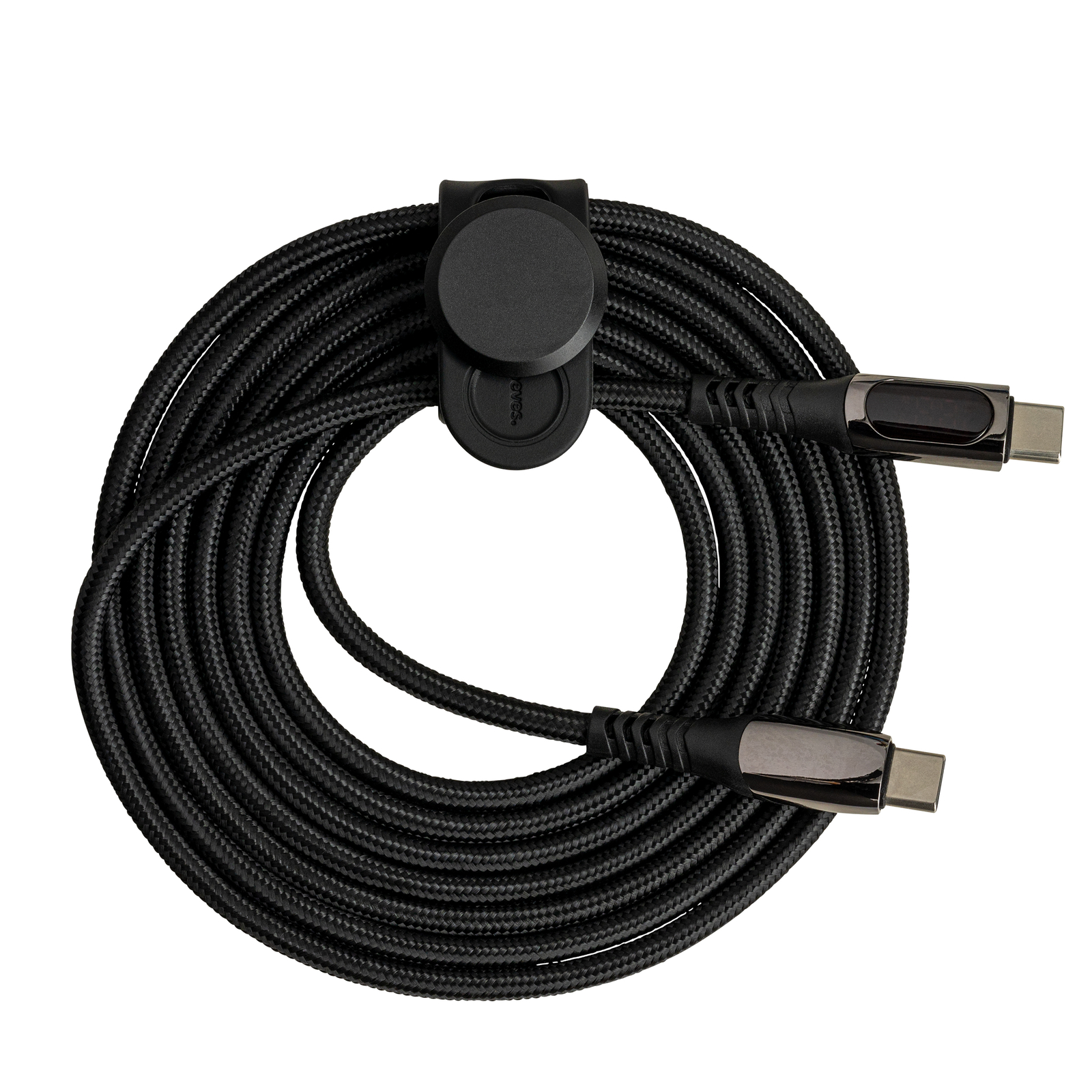 USB-C Kabel mit Display und Kabelbinder REEVES-CONVERTICS DIGITAL 100 Watt
