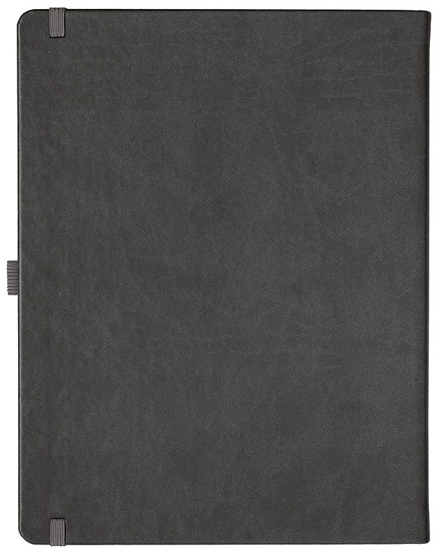 Notizbuch Style Large im Format 19x25cm, Inhalt blanco, Einband Slinky in der Farbe Dark Grey