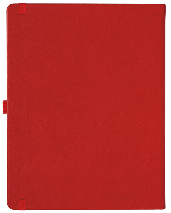 Notizbuch Style Large im Format 19x25cm, Inhalt blanco, Einband Slinky in der Farbe Scarlet