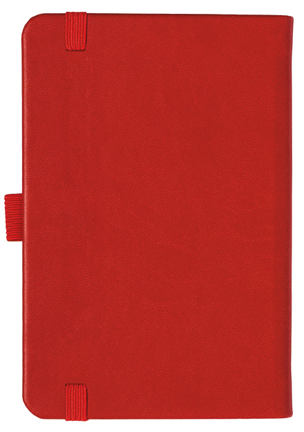 Notizbuch Style Small im Format 9x14cm, Inhalt blanco, Einband Slinky in der Farbe Scarlet