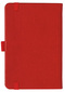 Notizbuch Style Small im Format 9x14cm, Inhalt blanco, Einband Slinky in der Farbe Scarlet