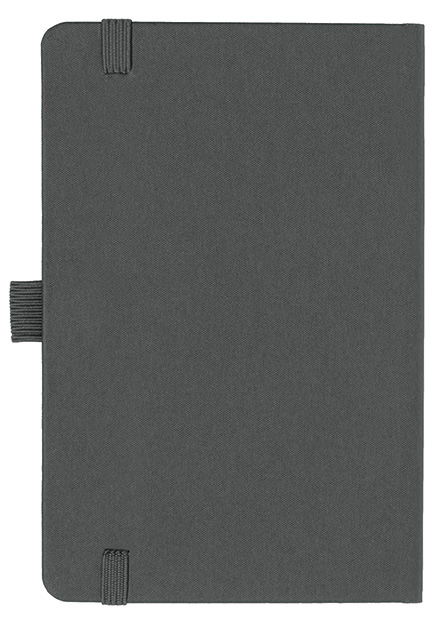 Notizbuch Style Small im Format 9x14cm, Inhalt kariert, Einband Fancy in der Farbe Graphite