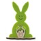 Steckfigur Hase in Werbekarte - Hase mit Lasergravur