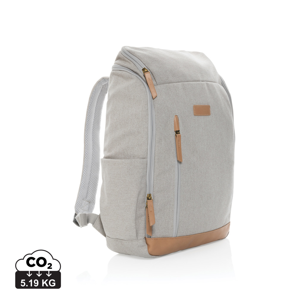 Impact AWARE™ 16 oz. r recyceltem canvas 15" Laptop-Rucksack