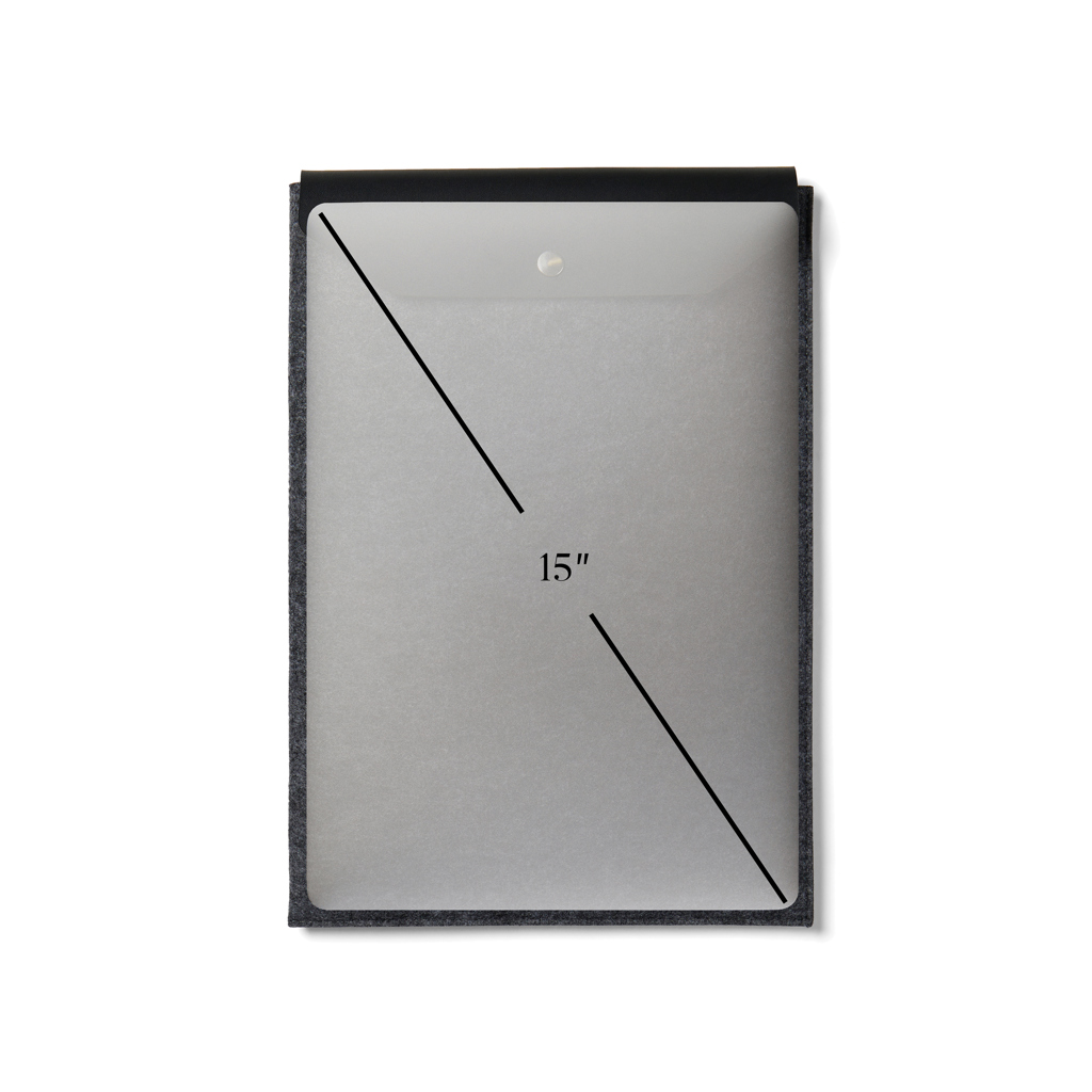 VINGA Albon 15" Laptop-Seeve aus GRS recyceltem Filz