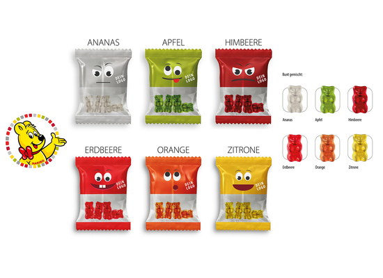 HARIBO Goldbären - Spezial Werbetüte, Inhalt: HARIBO Goldbären - Spezial Orange ca. 10 g