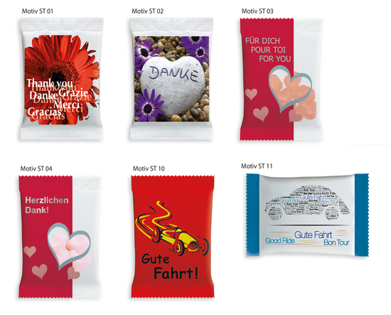 HARIBO Werbetüte Standardmotiv, Inhalt: HARIBO Autos ca. 10 g